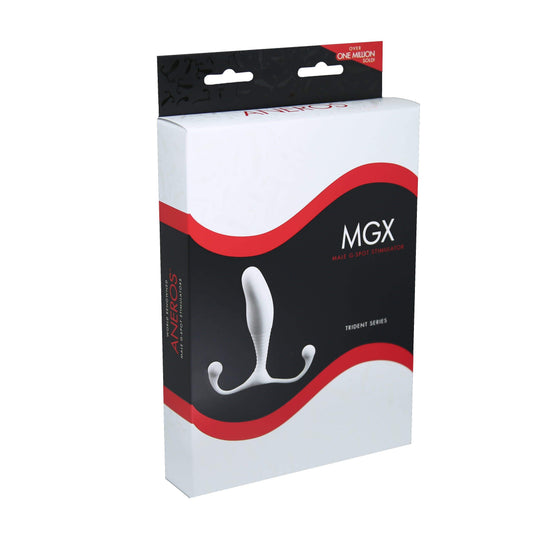 ម៉ាស្សាក្រពេញប្រូស្តាត Aneros - MGX Trident Series (ពណ៌ស)
