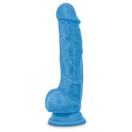 Blush Novelties - Neo Dual Density Realistic Cock with Balls 7.5" (Blue) BN1074 CherryAffairs