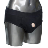 California Exotics - Packer Gear Black Brief Harness Strap On CherryAffairs