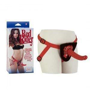 California Exotics - Red Rider Adjustable Strap On 7" - CherryAffairs.sg