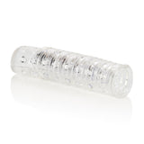 California Exotics - Reversible Textured Cock Sleeve (Clear) CE1522 CherryAffairs