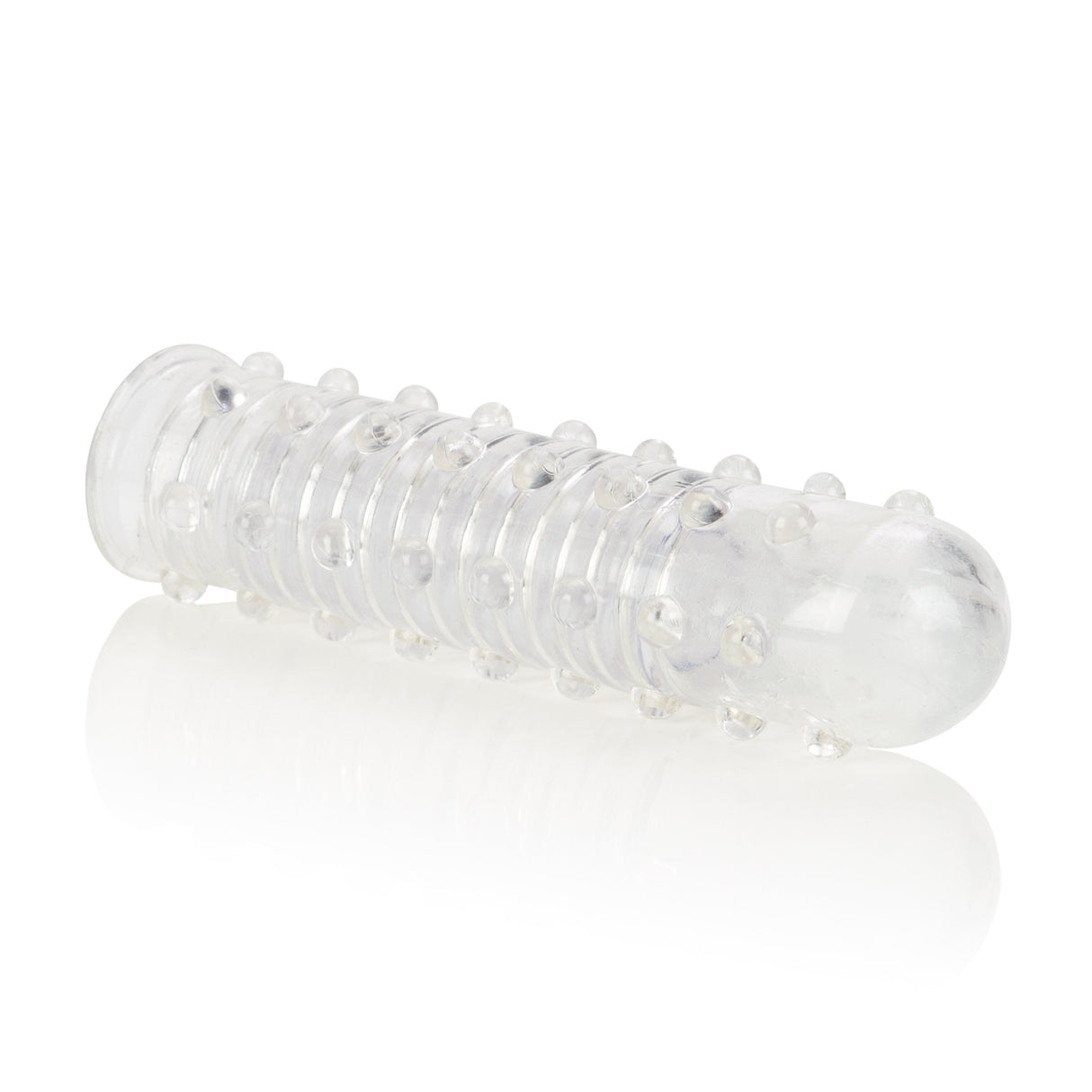 California Exotics - Reversible Textured Cock Sleeve (Clear) CE1522 CherryAffairs