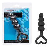 California Exotics - Silicone Love Probe Anal Beads (Black) CE1722 CherryAffairs