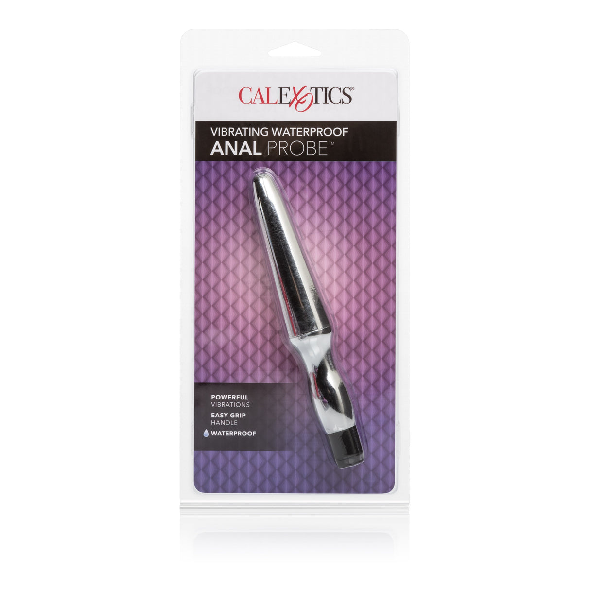 California Exotics - Vibrating Waterproof Anal Probe Prostate Massager (Silver) CE1546 CherryAffairs