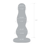 Glas - Glass Butt Plug 4" (Clear) - CherryAffairs.sg