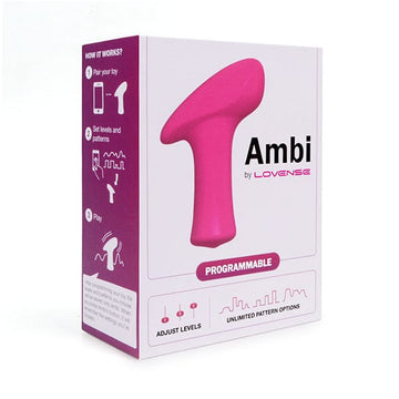 Lovense - Ambi Getar Peluru Kawalan Aplikasi (Merah Jambu)