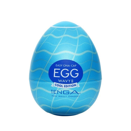 Tenga - ស៊ុតម៉ាស្តឺបេត័រ Wavy 2 កំណែ Cool (ពណ៌ខៀវ)