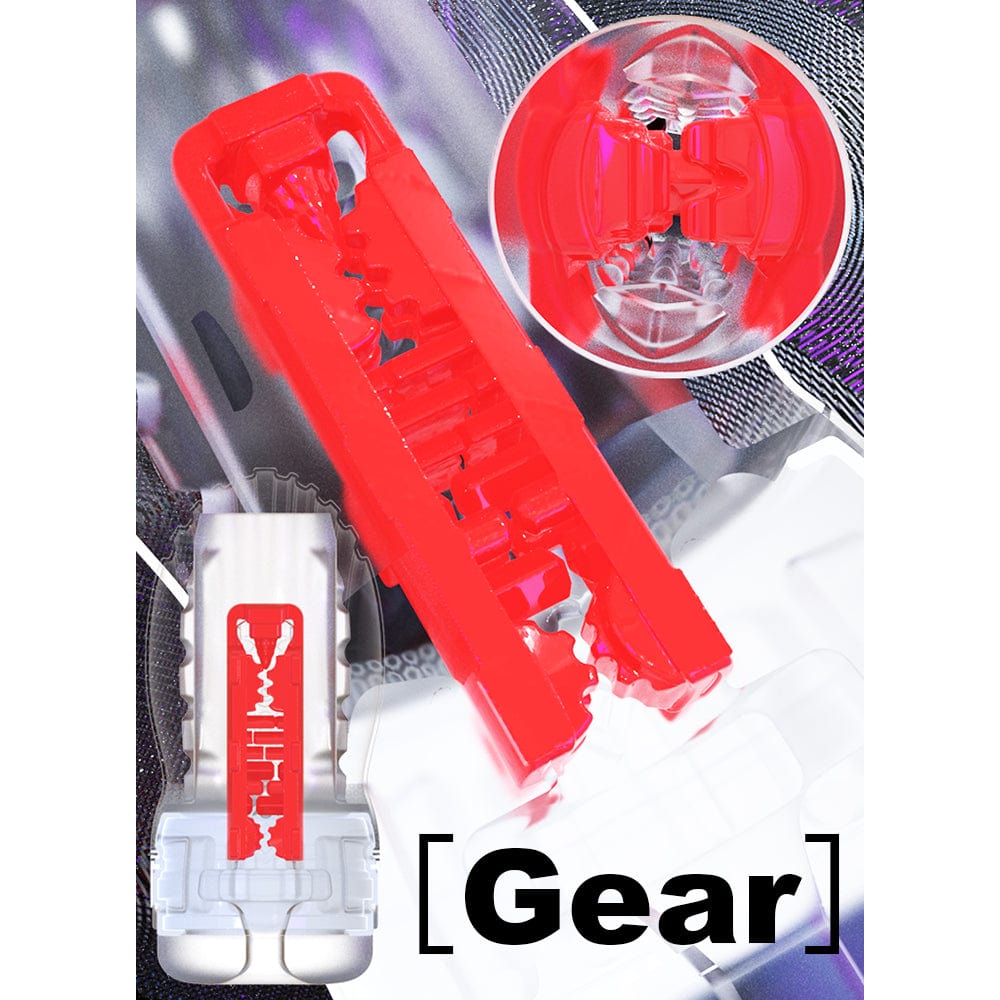 Youcups - Crystal Gear Cup Masturbator Hard (Black) OT1188 CherryAffairs
